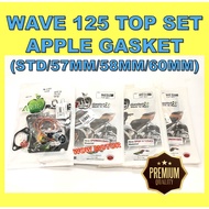 WAVE 125 TOP SET APPLE 57MM 60MM GASKET HEAD BLOCK TOP SET NP WAVE125 58MM 63MM 65MM 19474 19475 238