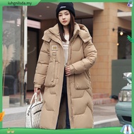 A082 Hitchie -15Deg Women's Long Thick Hoodie Winter Down Jacket Fleece  Baju Sejuk Tebal Parka Kore