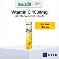 HealthAid Vitamin C 1000mg - Effervescent 20's Tablets (Lemon)