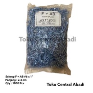 F + AB Screws 6 x 2.5cm (DG) contents 1000 pcs