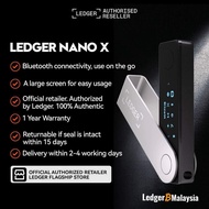 [Official Authorized Reseller – Malaysia]-LEDGER NANO X Onyx Black Crypto Hardware Cold Wallet Crypt