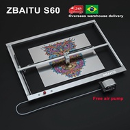 ZBAITU S60 80x60cm Wood Engraver Cutter 160W Co2 Effect Laser