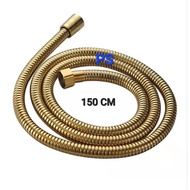 150 cm gold shower hose - bidet hose