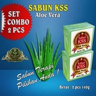 (PAKEJ COMBO 2PCS) SABUN ALOE VERA KHALIFAH SARI SAFAR