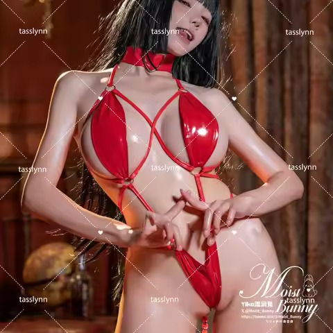 Anime Cosplay Kakegurui Cosplay Costume Jabami Yumeko Cosplay Carnival Little Demon Bikini set Hallo