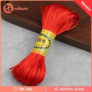 [Mibum] Chinese Knot Thread, Chinese Knotting Cord, Multipurpose 1.5mm Satin String, Satin Cord for Necklaces Macrame Bracelets