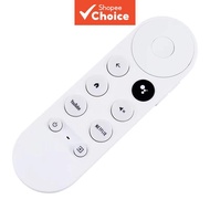 White remote control compatible with Google TV Chromecast 4K  Alat kawalan jauh putih serasi dengan 