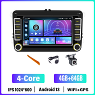 เครื่องเล่นมัลติมีเดียในรถยนต์ BQCC ขนาด 7 นิ้ว HD พร้อม WiFi GPS Apple CarPlay สำหรับรถยนต์ Volkswa