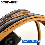 Schwalbe ONE 20x1.10 28-406 Bicycle Tire 20 Inch Steel Wire Tyre Lightweight Road Bike Small Wheel S