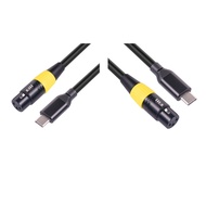 USB C to XLR Female Cable Type C Male to 3 Pin XLR Female Microphone Cable Connector Computer Audio Data Cable