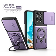 Armor Case Fundas For Motorola Moto G86 G56 G15 Power Slide Camera Lens Protection Ring Stand TPU Pl