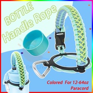 Aquaflask Accessories Tumbler Hydro Flask 2PCS Water Bottle Rope+Silicone Boot Cover Paracord Aquaflask Colorful Hand Rope Set