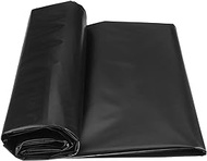 Pond Liner Waterproof Impermeable Membrane Mat HDPE Pond Skins for Fish Ponds, Streams Fountains and Water Gardens 25 Sizes AWSAD (Color : Black, Size : 4x8m)