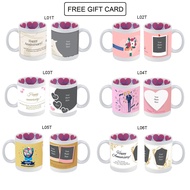 Anniversary I Love You Cup Photo Print Ceramic Mug Coffee Mug Love Mug Couple Wedding Gift For Her G