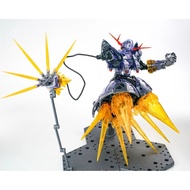 A Baoa Qu 1/100 Zhanshenhao CLEAR (Upscaled RG Zeong) with last shooting effects and thruster