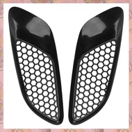 (NVIS) 2PCS Air Vent for Real M3 Model Car Front Air Scoop Bonnet Vent Hood Vent Louvers for E90 E91