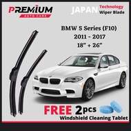🔥 BMW 5 Series F10 [2011-2017] PREMIUM RUBBER WIPER BLADE JAPAN TECHNOLOGY WIPER BLADE WINDSCREEN WI