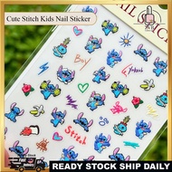 Cute Stitch Kids Nail Sticker / Pelekat Kuku Kanak-Kanak Stitch Comel | 3D Puffy Cartoon Design