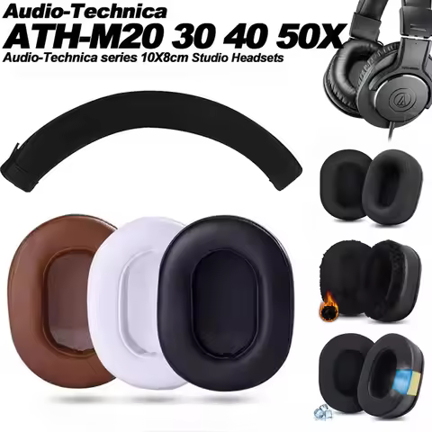 Replacement For Audio-Technica ATH-MSR7b M10X/M20X/M30X/M40X/M50X/PRO5v/SX1a/10X8cm 100X80mm Ear Pad