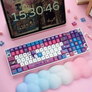 Fog Shadow DK100 Mechanical Keyboard RGB Bluetooth Three Mode 2.4G Wireless Wired Sublimation Graffi