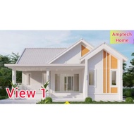 PELAN RUMAH 4 BILIK (LANTAI 32'x34') 1088KPS ((BACA DESCRIPTION))