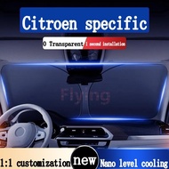 Citroen sun visor Car Front Window Sunshade Cover Car sunshade umbrella UV protection Insulation coo