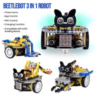 Keyestudio Beetlebot 3 in 1 Robot Car Kit for Arduino Nano STEM Education Programmable DIY Car Kit