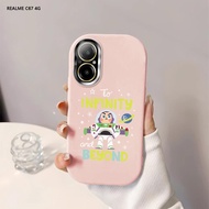 For Realme C67 C65 C55 C53 C51 C35 C21Y C25Y Anime Toy Story Back Cover Case Soft Original Liquid Si