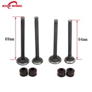 Engine Intake Exhaust Valve Stem Guide For GY6 50 60 80 139QMB 1P39QMB 147QMD Moped Scooter TaoTao