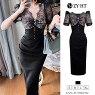 ZY.HT EraVogue เดรสผู้หญิง เดรสสีดำ เดรสรัดรูป เดรสไปงานแต่ง เดรสทำงาน เดรสออกงาน เดรสเซ็กซี่ เดรสเก