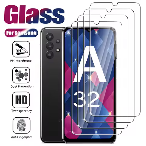 1-4Pcs Tempered Glass For Samsung Galaxy A52s A42 A32 A22 A12 A02 Screen Protector on Samsung A52 4G