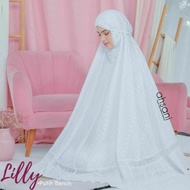 AHSANI MUKENA LILY | Mukena Dewasa Putih Bersih Mukena Bahan Katun