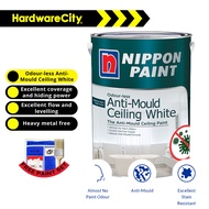 [Free Paint Set] Nippon Paint Odour-less Anti-Mould Ceiling White 1L/5L