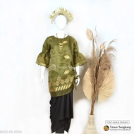 Baju Bodo Organza Modern Sulam Bugis - Tenun Sengkang BBZS-PG-0004