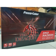 [READY STOCK] POWERCOLOR AMD RADEON RX 6800 XT RED DRAGON 16GB DDR6 USED