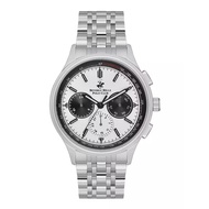 Beverly Hills Polo Club รุ่น BP3556X.330 Mens Stainless Steel Quartz Watch SilverWhite 44mm.