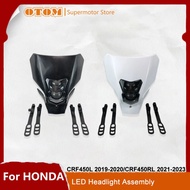 Motorcycle Accessories LED Headlight Assembly Headlamp Head Light CRF450L 2019-2020 CRF450RL 2021-20