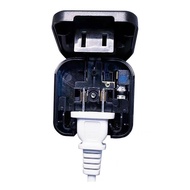 UK Converter With Fuse, US/Japan/China 2 Flat Parallel Pin Plug To Singapore/Msia/HK Socket Power Ad