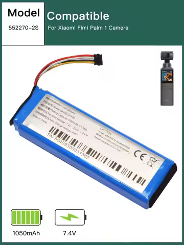 GH3DC01FM New 7.4V 1050mAh Battery For Xiaomi FIMI PALM ,PALM 1 Pocket Gimbal Camera