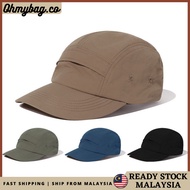 🇲🇾 Japanese Plain Fast Dry 5 Panel Cap Baseball Cap Unisex Breathable 5 Panel Cap Sport Cap Summer 5