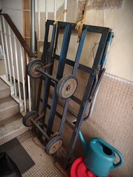 藍色摺疊手推車 搬運車