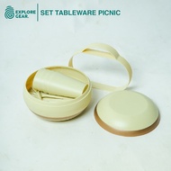Explore Store Project - Rantang Piknik Set Tableware Picnic Alat Makan Model Rantang Untuk Piknik Se
