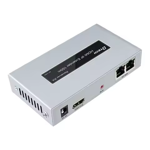DTECH 1080P H.264 HD HDMI Extender 150m IP Cat 5e/6e HDMI Computer Monitor Extender