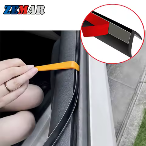 1M V Type Car Door Glass Window Seam Gap Sealing Strip For Volkswagen Polo 6r 9n Golf 7 6 mk4 mk5 mk