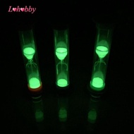 Lohobby 3.4 Inch 1 Minute Glow Sand Timer Hourglass For Kids Children Teeth Brushing