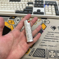 Vỏ Bật Lửa Bic j3 Hoa Văn Kim Loại