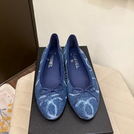 Chanel牛仔平底娃娃鞋 全新專櫃購入 尺吋36