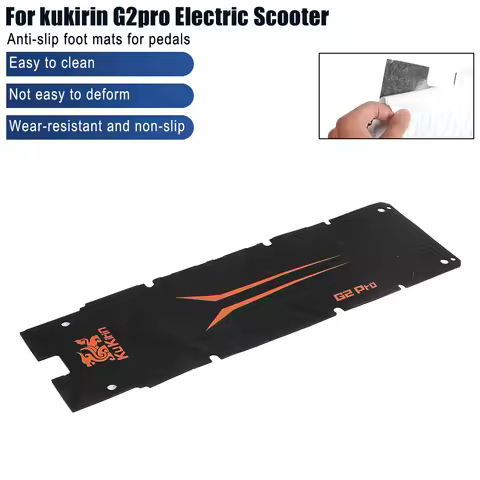 E-scooter Silicone Mat Pad Foot Deck Cover for KUGOO KuKirin G2 Pro Electric Scooter Durable Battery