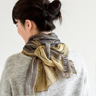 【JOGAN】雙色圍巾系列|輕盈細緻|絲綢質感|時尚經典|日本製