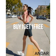 [ANDAR]  BUY 1 GET 1 Airywin Biker Shorts Korean andar Korea national yoga Sportswear Pilates gym